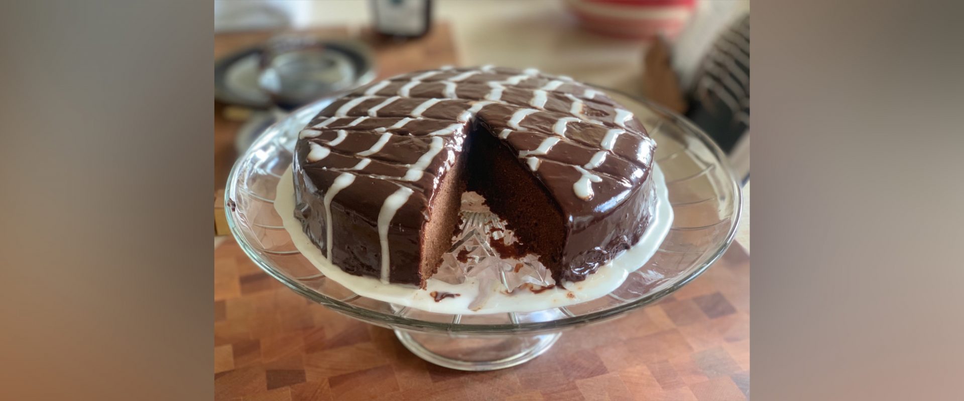 Permalink to: Chocolate Chevron Cake